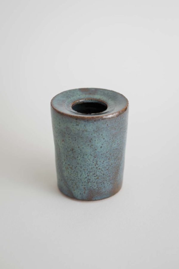 blue bud vase